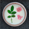 Decorative Candle With Dried Flowers