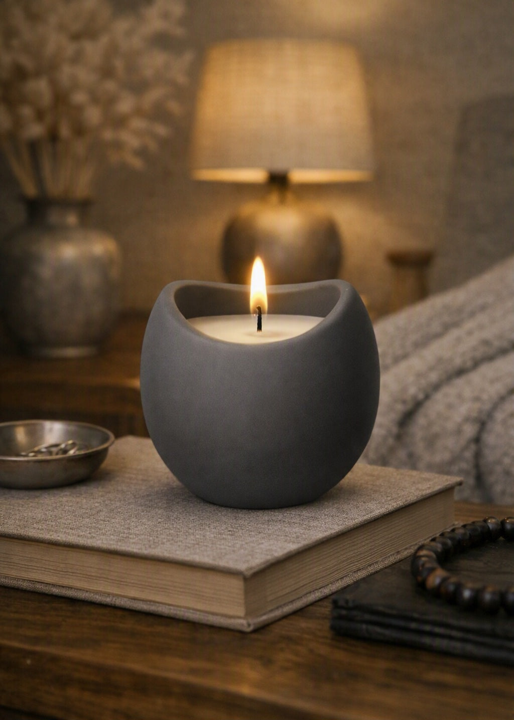 Soy Candle in Ceramic Pot