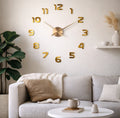 DIY Frameless Wall Clock