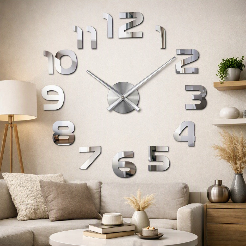 DIY Frameless Wall Clock