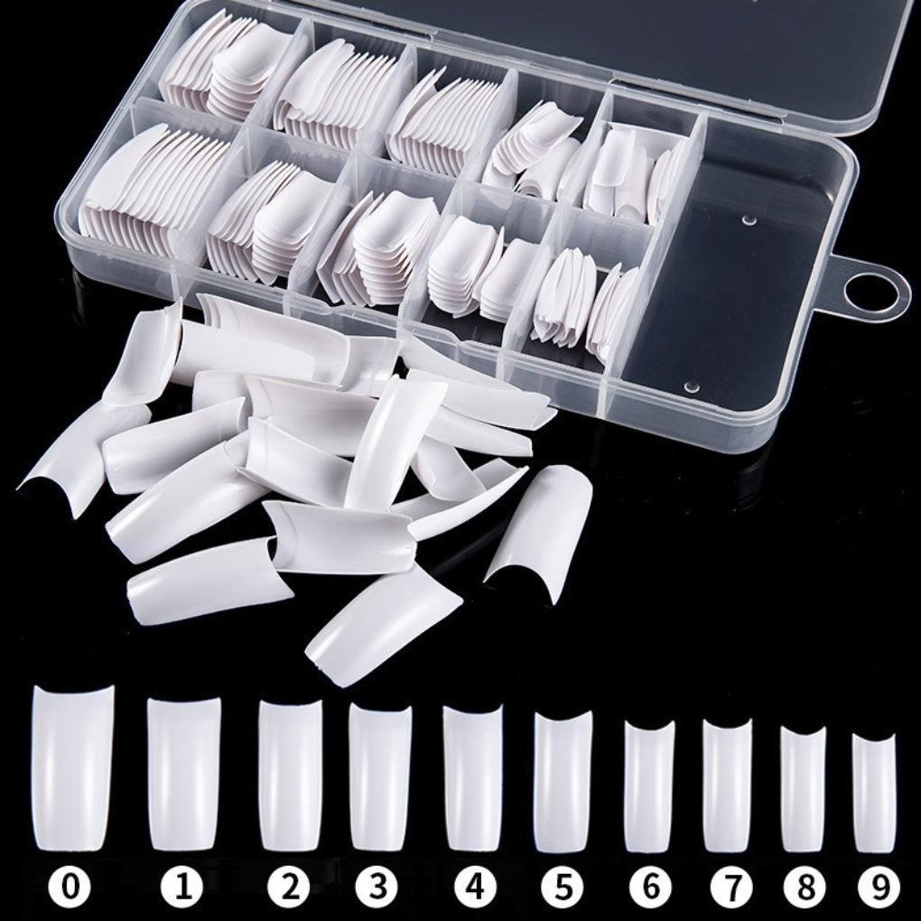 500-Piece Acrylic Nail Tips Kit