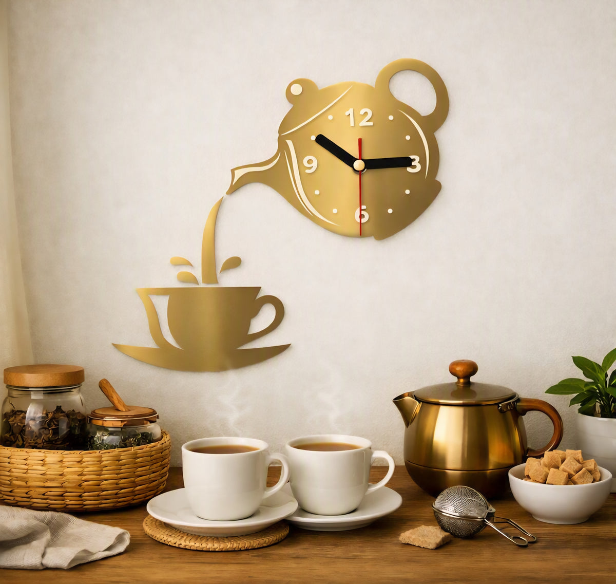Teapot Wall Clock